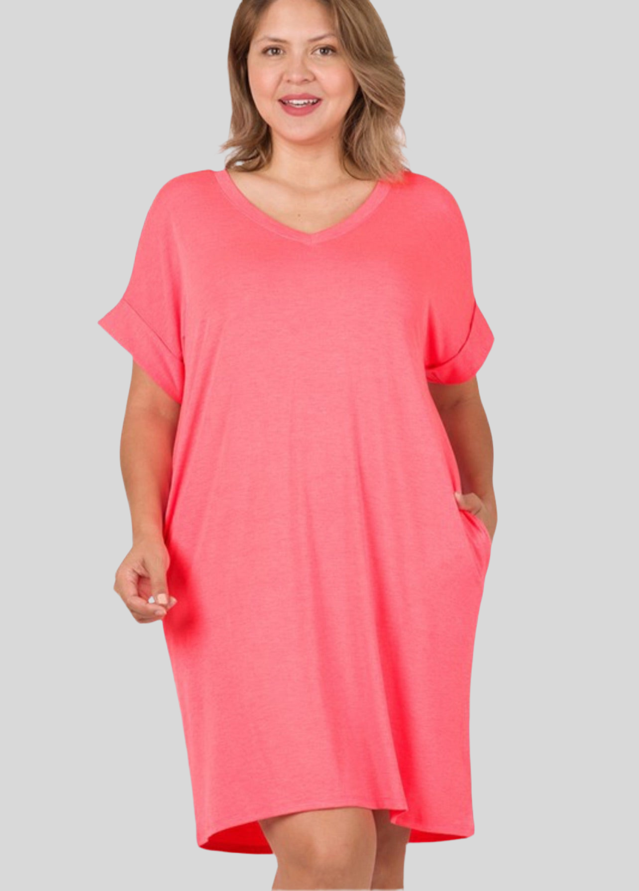 Curvy Date Night V-Neck Dress