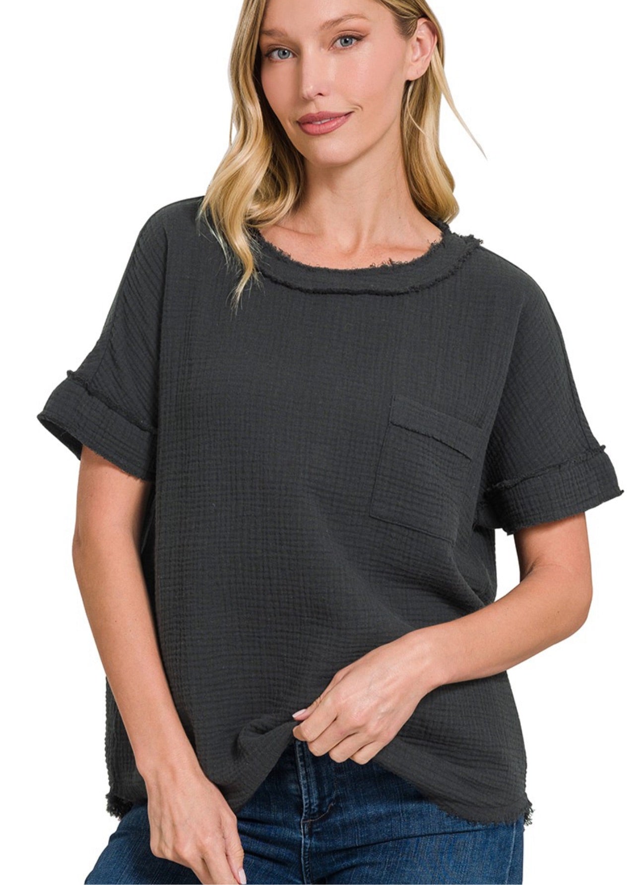 Boat-Neck Top