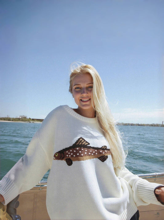 Fish Knit Sweater
