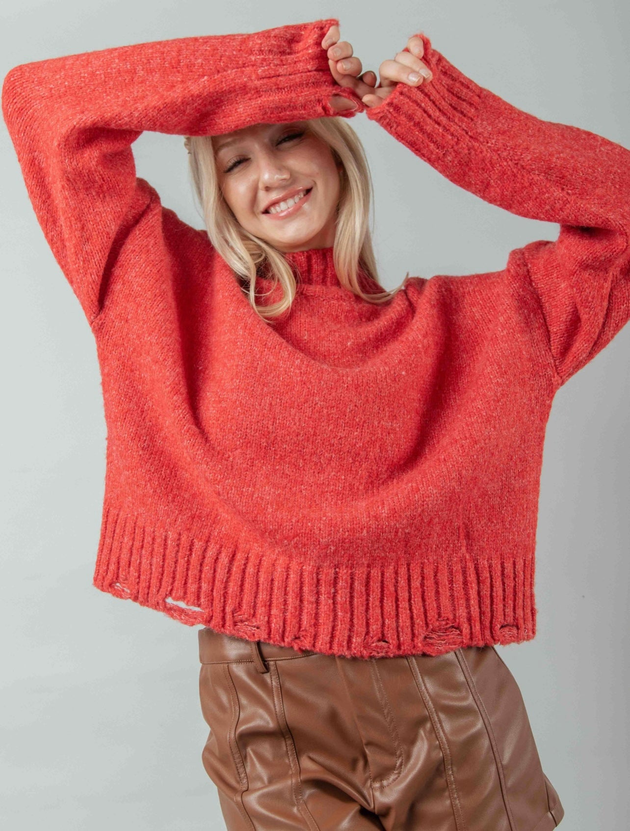 Mock Neck Sweater