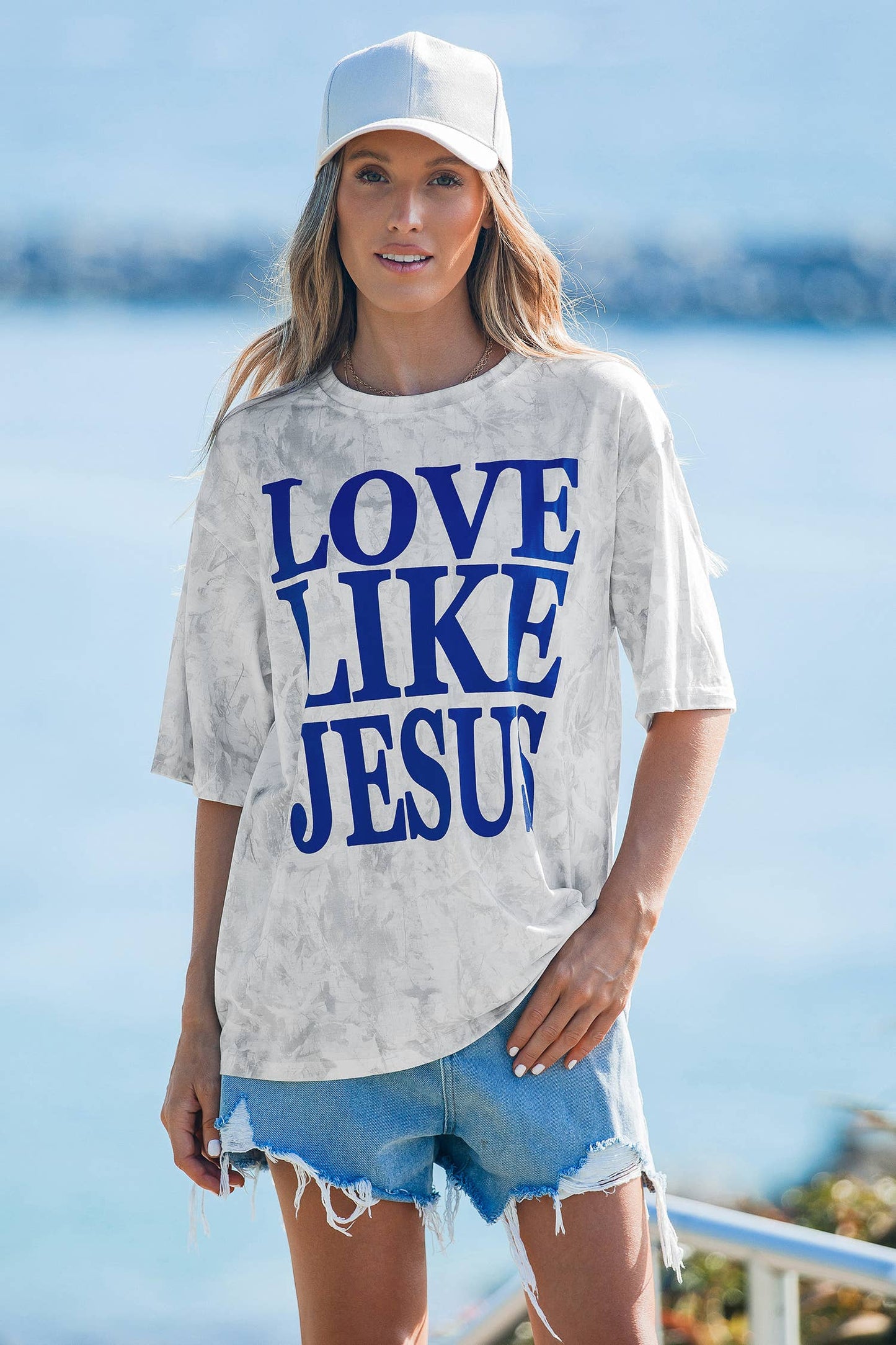 Love Like Jesus Camouflage Oversized T Shirt