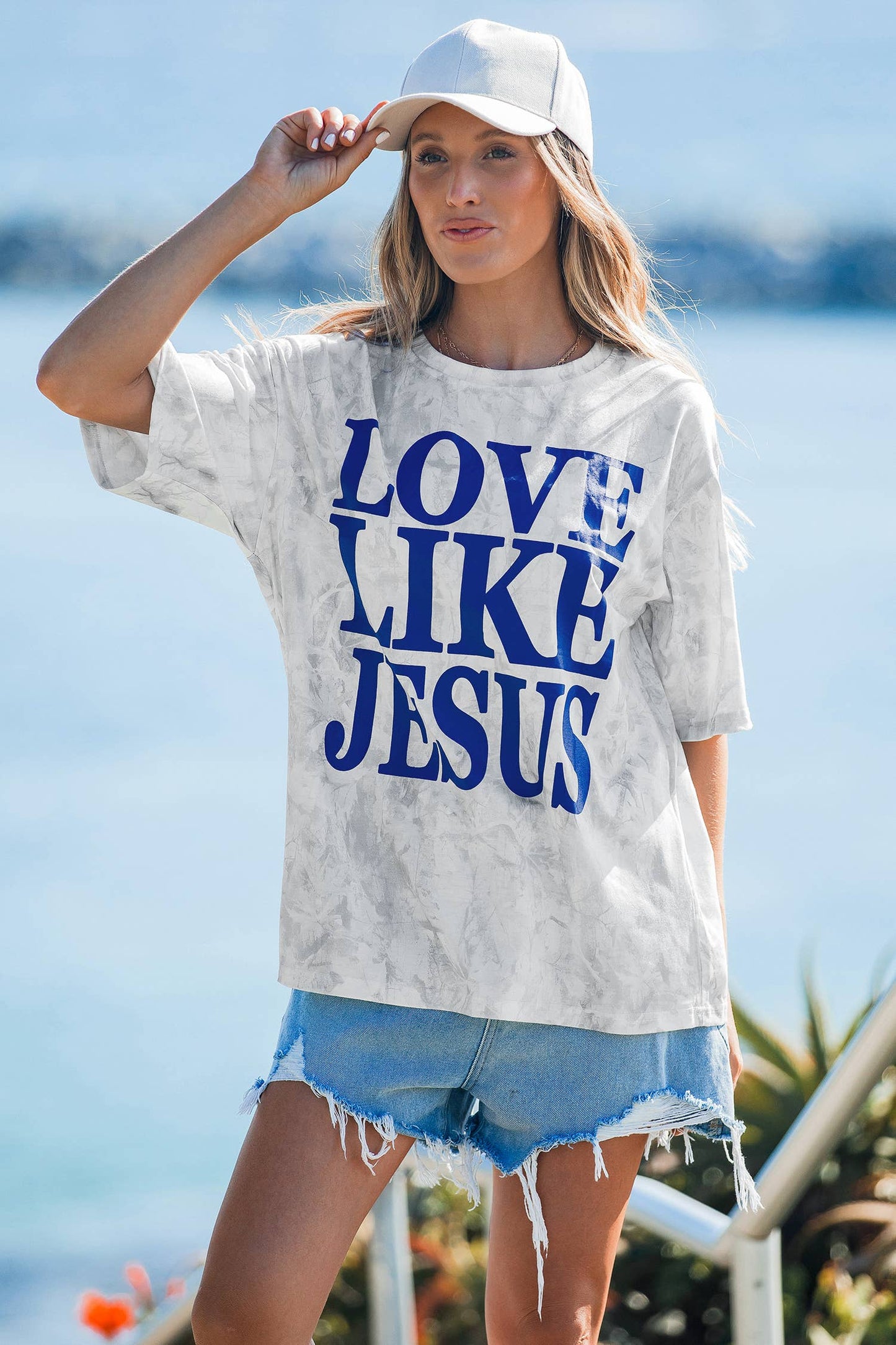 Love Like Jesus Camouflage Oversized T Shirt