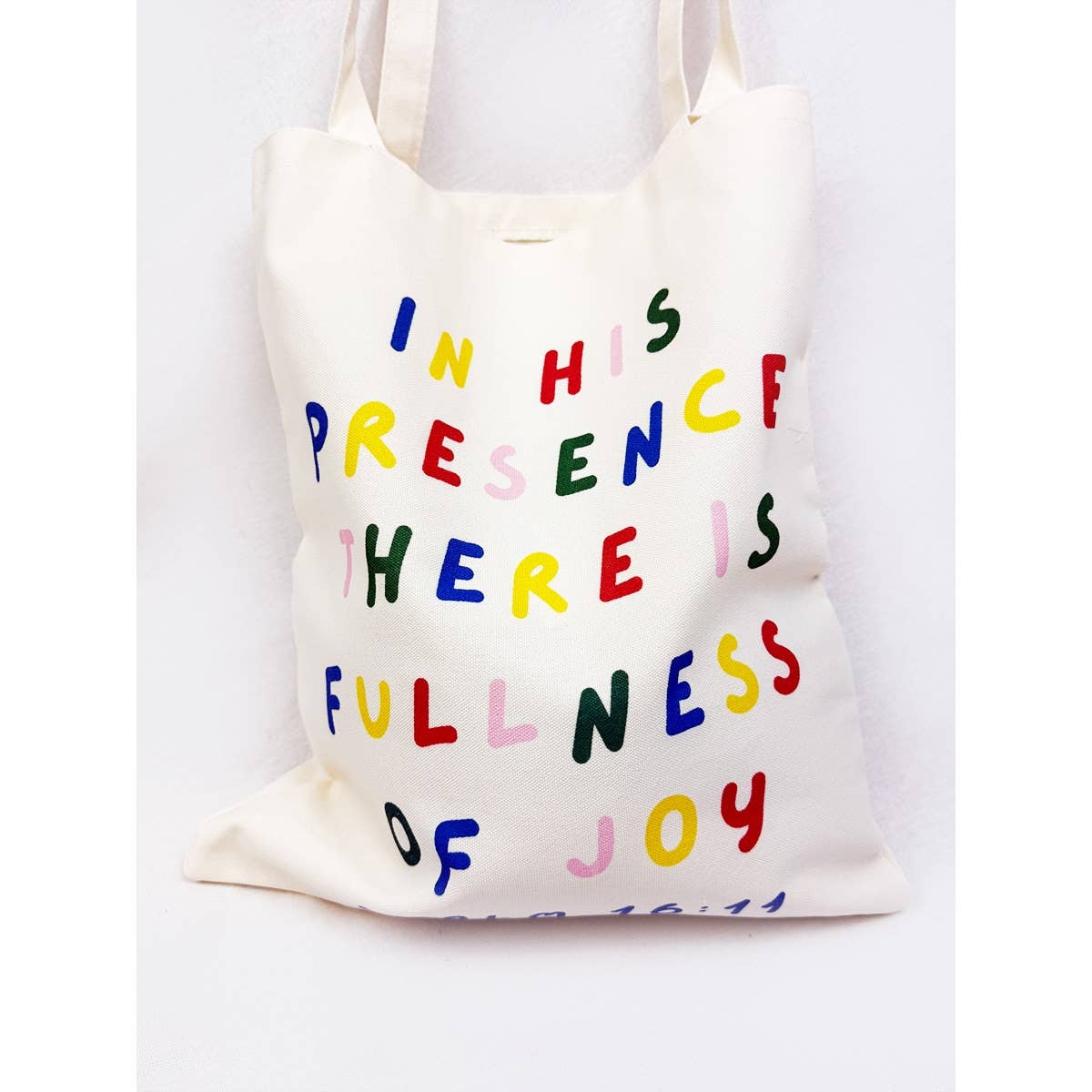 Reusable In His Presence Graphic Cotton Bags