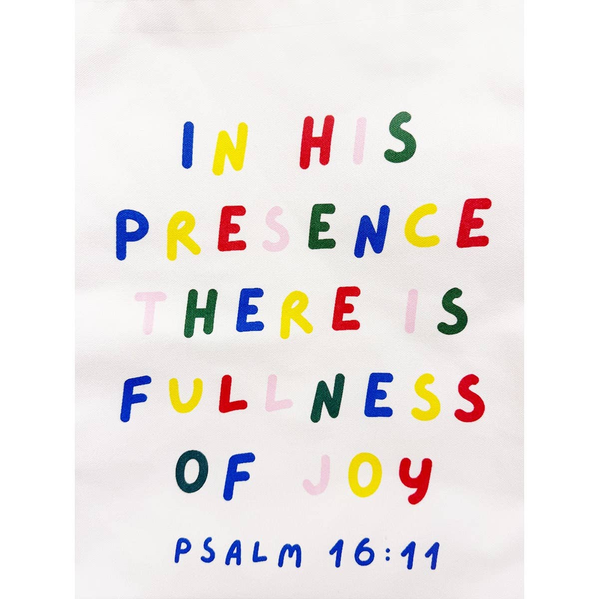 Reusable In His Presence Graphic Cotton Bags