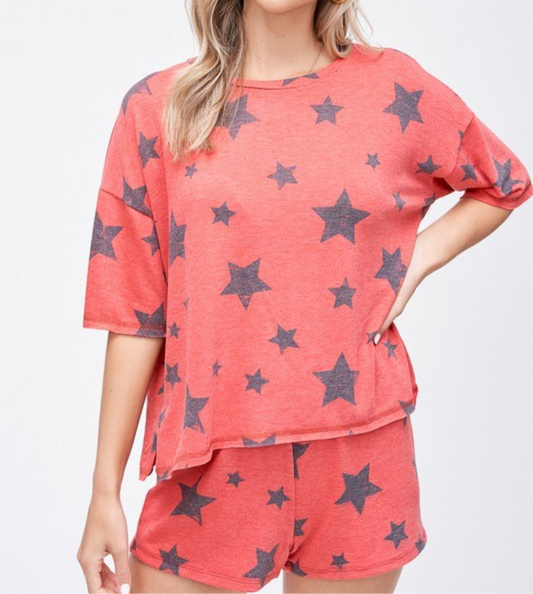 Stars Loungewear/Pajama Set