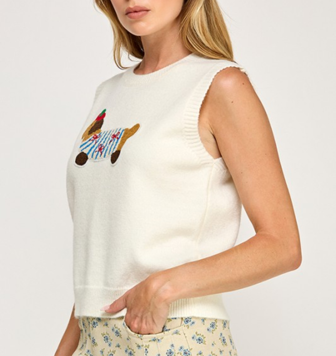 Vintage Dachshund Sweater