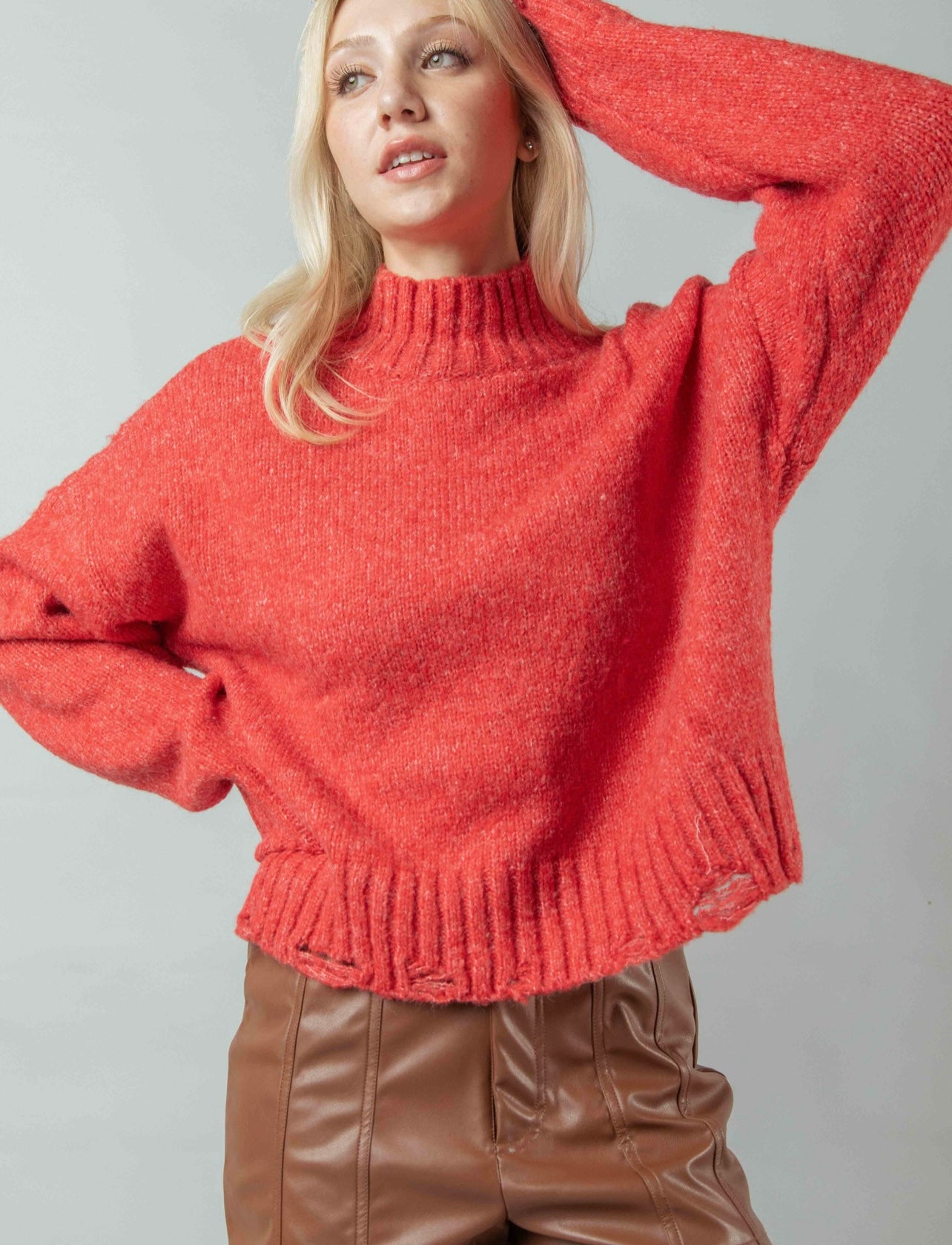 Mock Neck Sweater