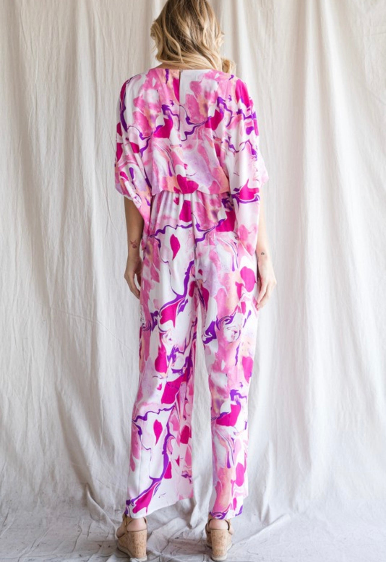 Pink Waves Jumpsuit