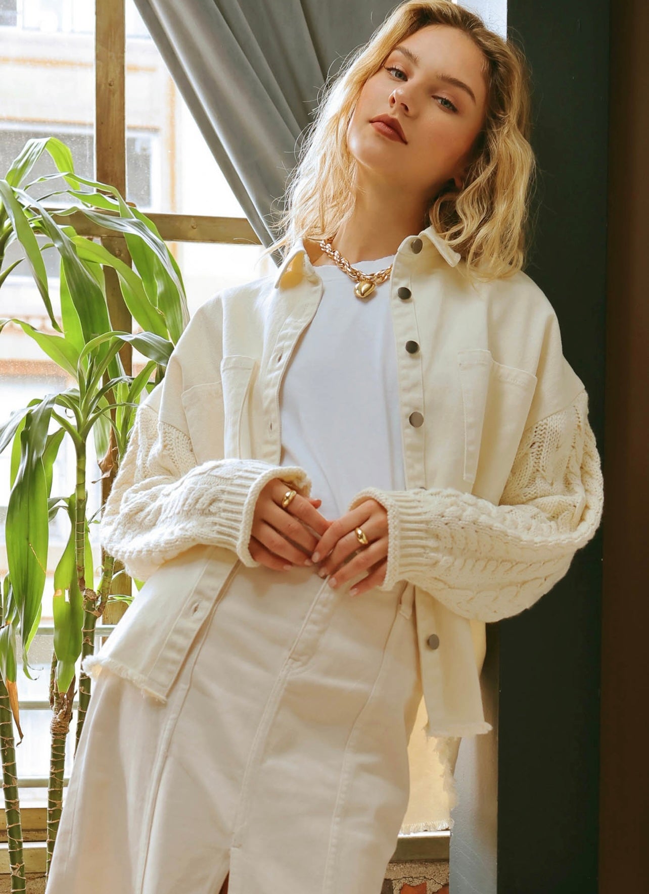 Saidie Knit Sleeve Jacket