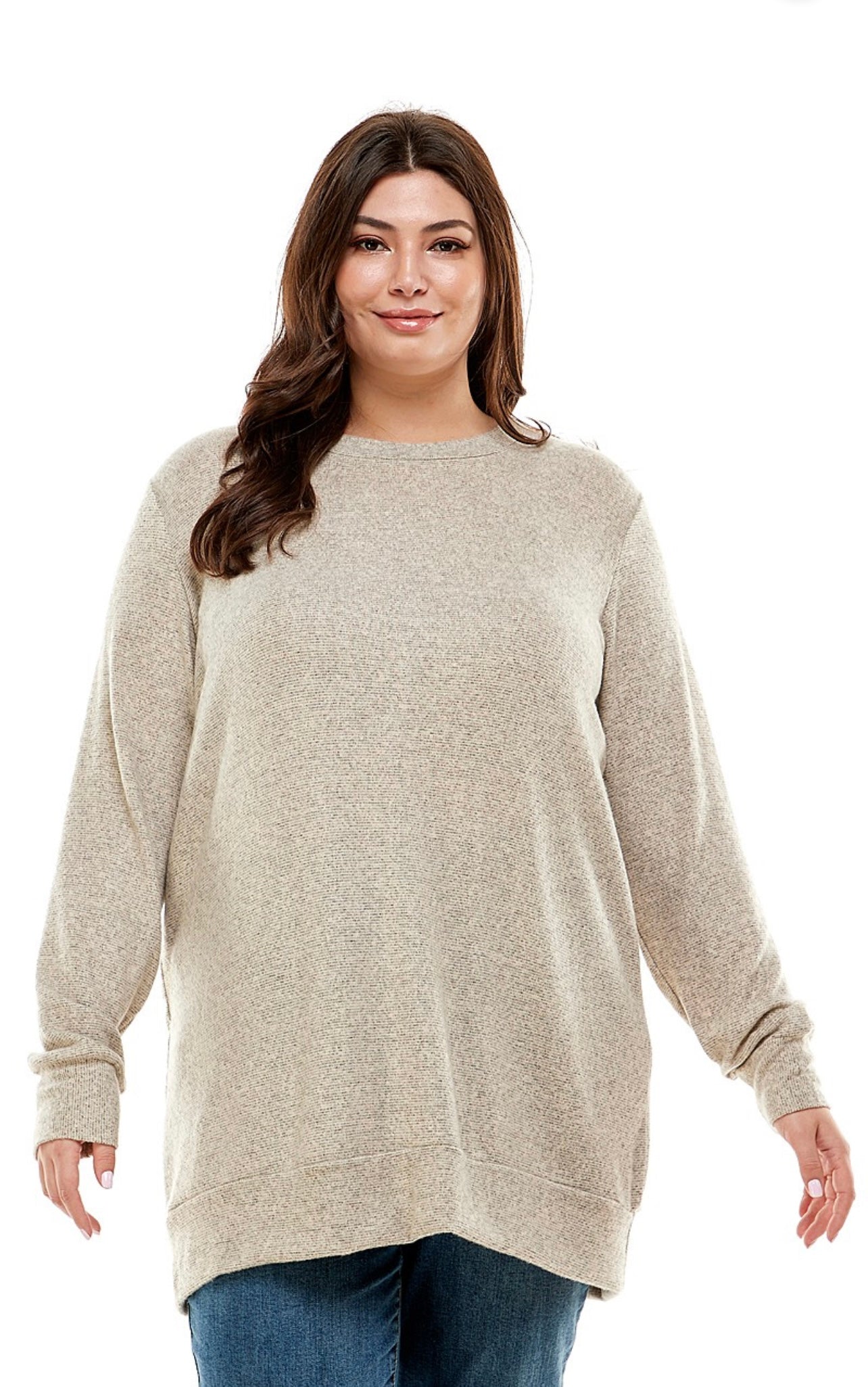 Curvy Long Sleeve Tunic