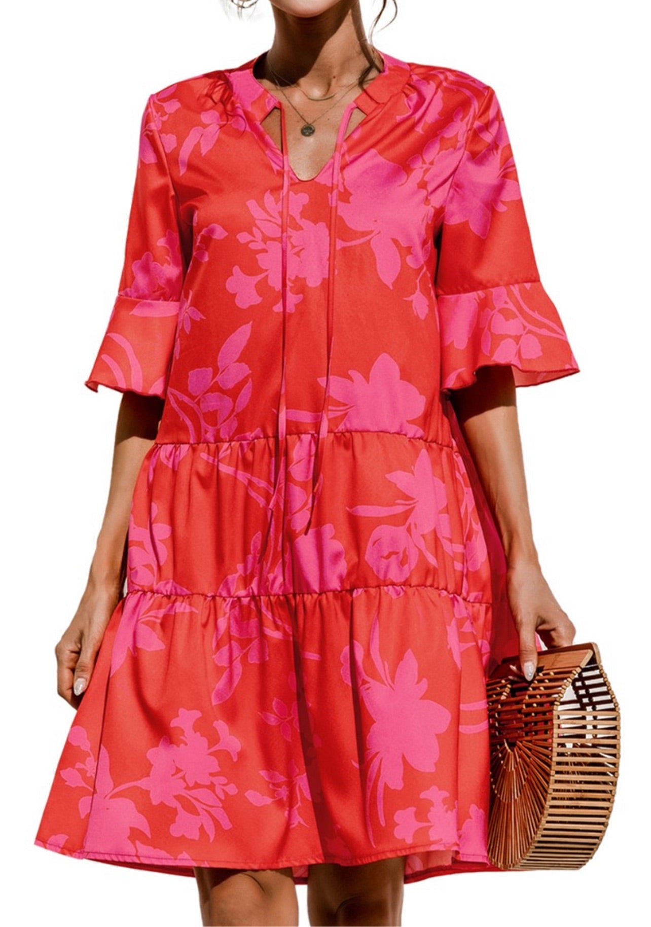 Rose Swim Coverup