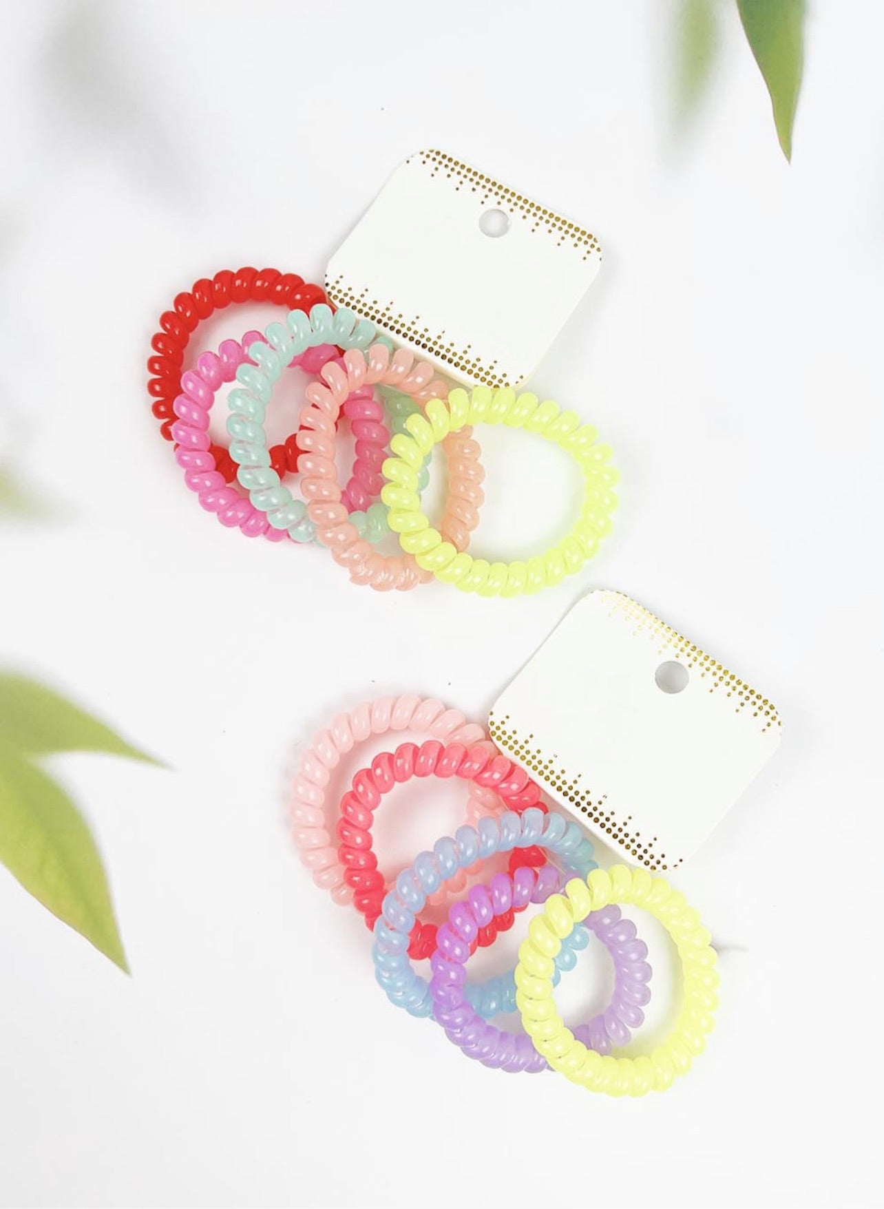 Multicolored Spiral Hair-tie